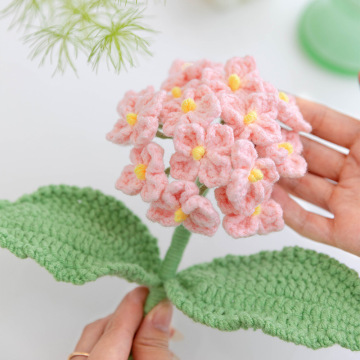 INTODIY Crocheted Flower Tool Kit: Handmade Material Set for Artificial Flowers