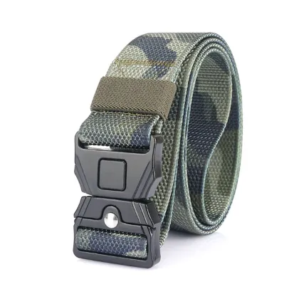 Men's Fashion Camouflage Nylon Woven Fabric Belts