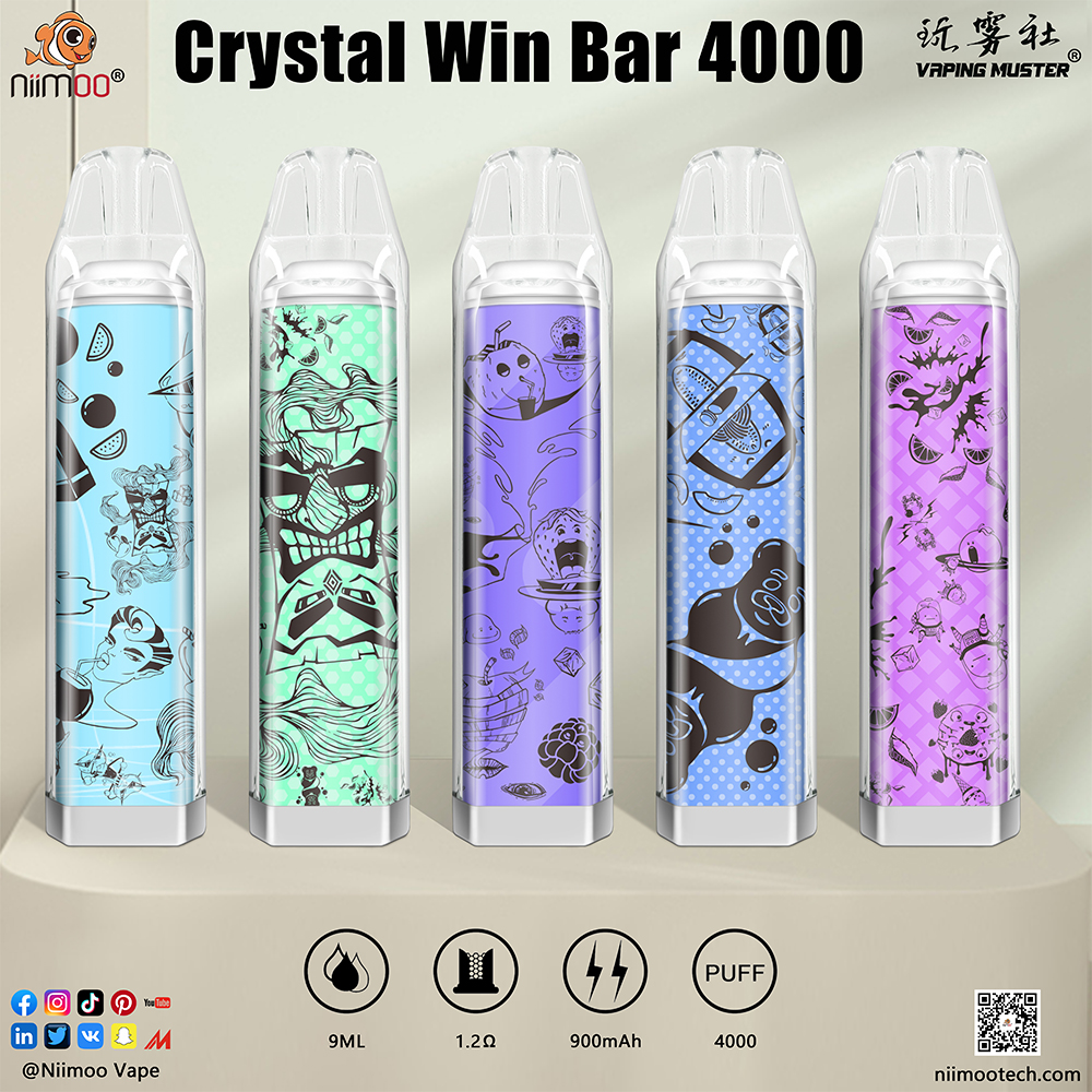 Vaping Muster Crystal Vape Pod Disposable Vape