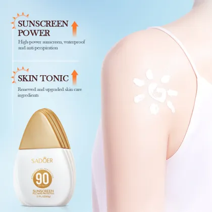 SPF 90+ Whitening Sunscreen Lotion with After-sun Repair