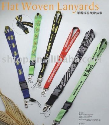 flat woven neck strap