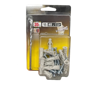 New Arrival Zinc Fiber Board Fasteners & Anchors Screw Box