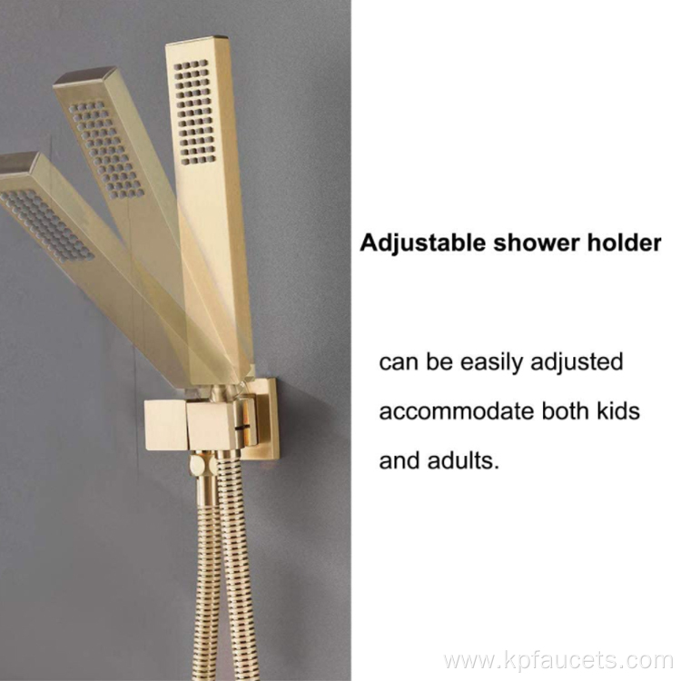 Fantastic Wall Mounted Rainfall Shower Head System