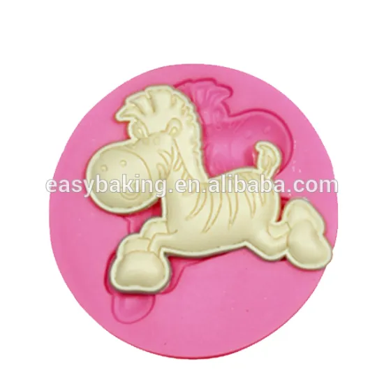 Hot Sales Cake Decorating Horse Fondant Silicone Mold