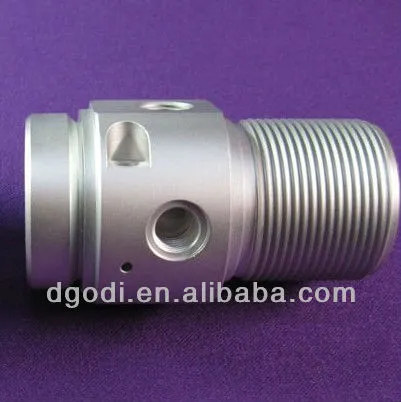 aluminum threading oem mechanical parts