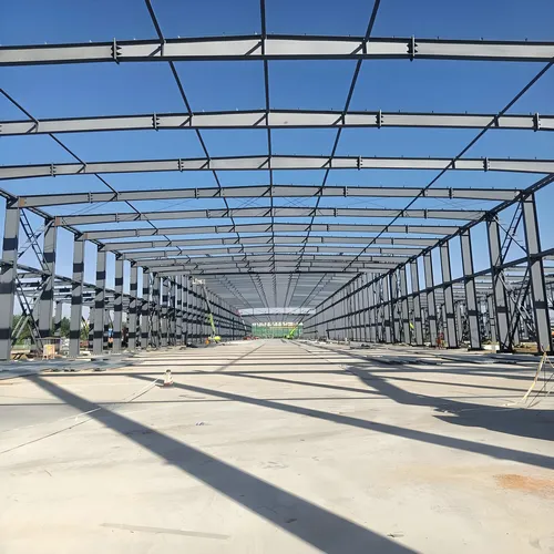Durable Steel Truss Frame for Industrial Structures