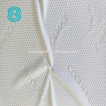 china supplier white ice wire knitted mattress fabric