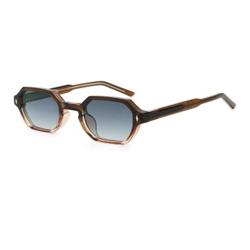 Private Label Geometric Sunglasses with CP Temples