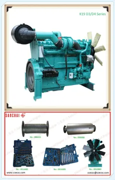 CCEC K19 Parti ISO Qualified Ship Auxiliary Engine for Sale