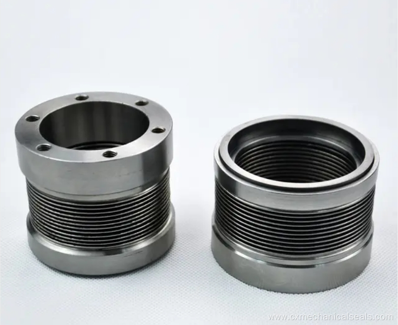 Metal bellows mechanical seal for high-speed pump