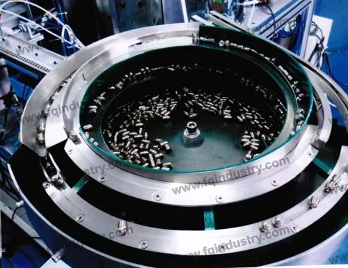 vibratory bowl feeder for screws