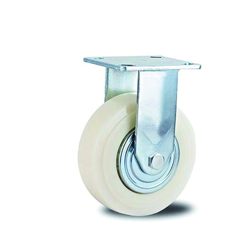 Heavy Duty​ White with Cover Rigid Caster Wheels