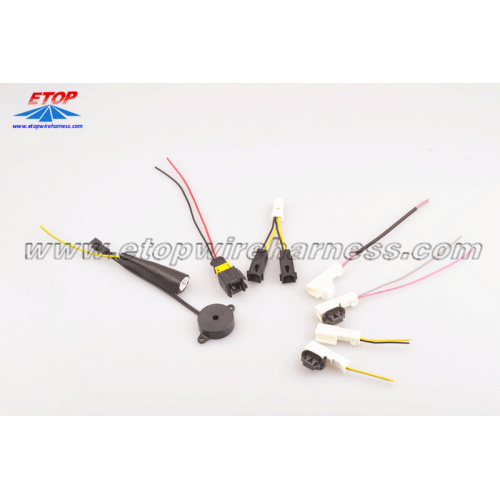 Auto buzzer wiring assemblies