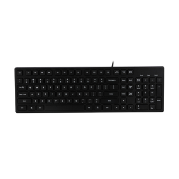 Amazon Top Sale Slim Gaming Keyboard - USB 2.0 Hot Swap, Plug and Play, Silent Wired Keyboard for Office & Home