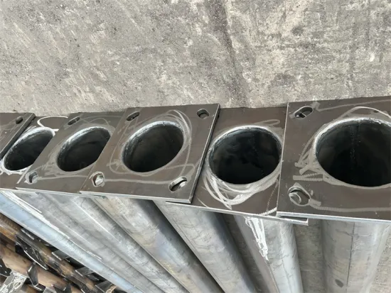 Hot Dip Galvanized Steel Lamp Poles