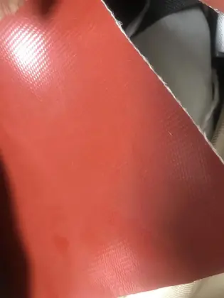 Greater abrasion resistance silicone cloth