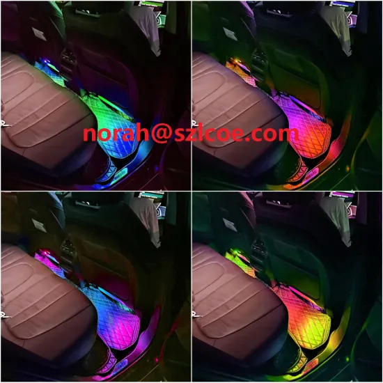 Waterproof RGB LED Strip Light interior ambient Lighting Kit Multi-colored Remote Control Car Lights kit