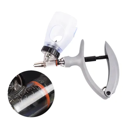 Automatic Veterinary Syringe for Continuous Injection and Vaccine Administration