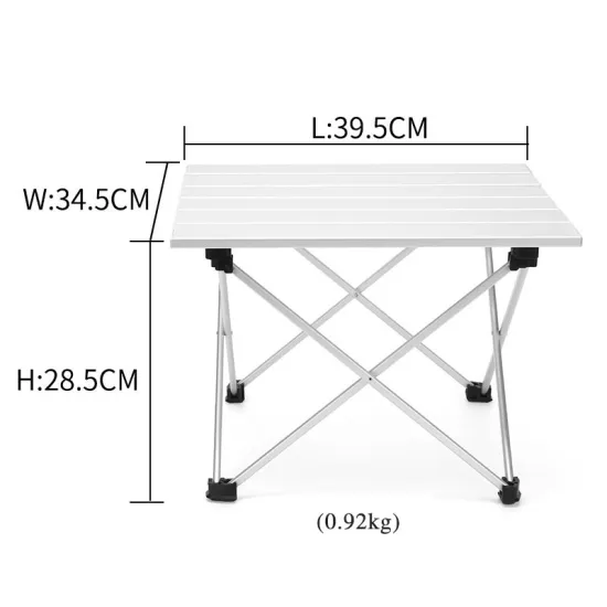 Winpolar Portable Aluminum Camping Folding Table for Outdoor Use