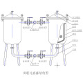 Filtre en acier inoxydable polie haute performance