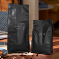 Flat Bottom Eight-Side Sealing Coffee Bags With Valve