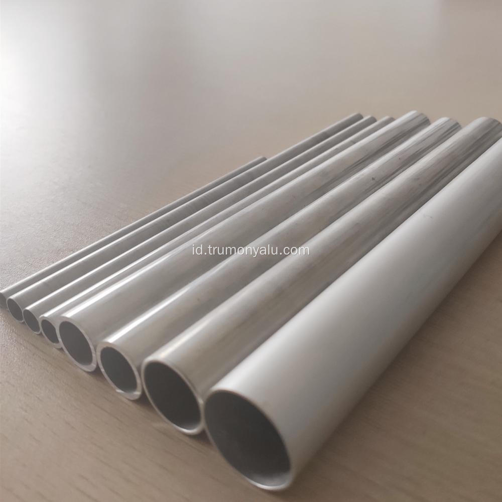 Profil Aluminium Extruded Round Tube Untuk Radiator Mobil