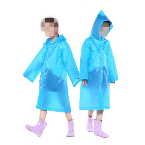 Children's Rain ponchos Portable Reusable Raincoats