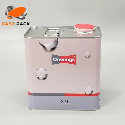 olive oil tin cans food grade with spout
