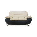 New Design Leather Loveseat Sala de estar Sleeper