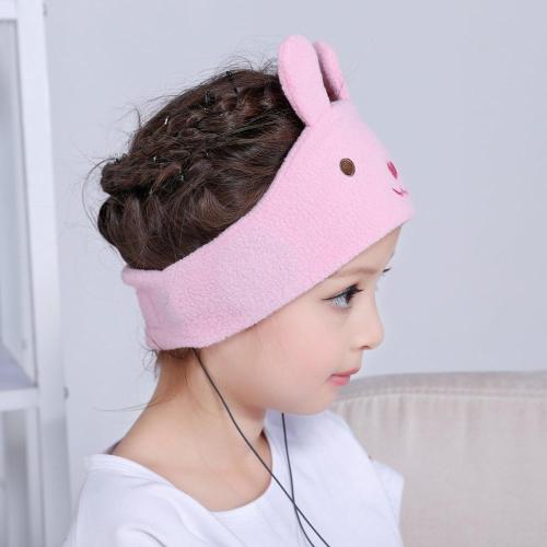 Adorável música crianças desenhos animados dormindo headband