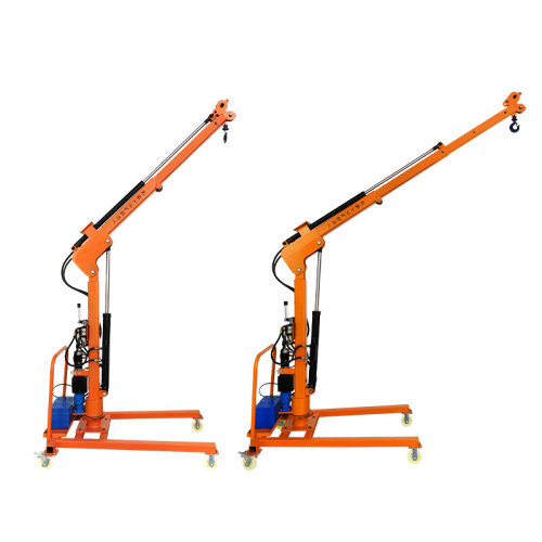 Portable Foldable Electric Hydraulic Shop Floor Crane & Hoist