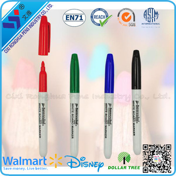 2015 China hot sale muti color whiteboard marker pen with EN71-3