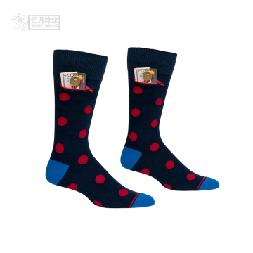Custom Sport Socks for Men: Elite Performance Crew with Pocket