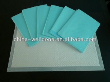 Green disposable mattress,disposable underpads use in hospital