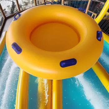 Wholesale Round Inflatable Raft Tube with Comfortable Seat for Leisure and Natural Self-Draining Water Play