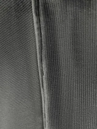 100%cotton black velvet corduroy casual pants