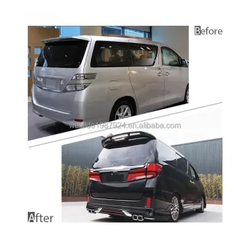 High Quality Car Body Kits and Exterior Accessories for Toyota ALPHARD 20 to 40 Model 2024 Upgrade