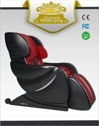 Human Touch Massage Wooden and Leather Chair