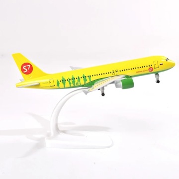 1/300 Scale 20 ซม. S7 Siberian Airbus A320 Diecast Alloy Model