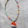 Acryl ondoorzichtige dikke kralen Bubblegum ketting voor baby