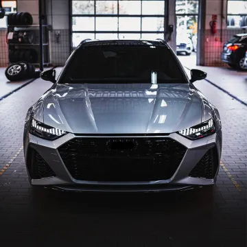 RS6 Special Design Front Bumper Assembly PP Material for Audi A6 2019-2022