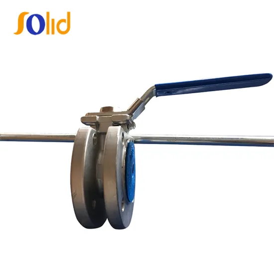 1/2 to 4 inch flange wafer type ball valve