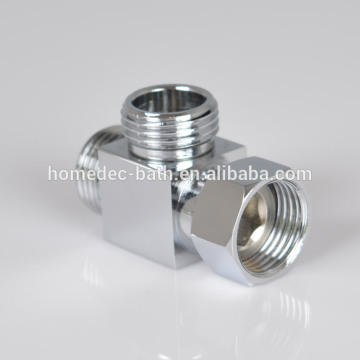 On line shopping Brass Chrome 3-Ways T-adapter Valve Diverter brass fitting