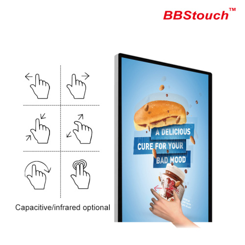 Floor standing LCD digital display 43"~65"