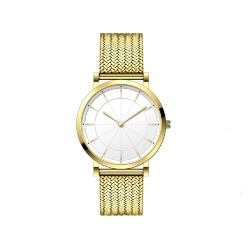 Lelaki Gold Watches dengan Japan Quartz Waterproof