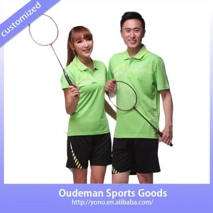 new fashion unisex badminton jersey women badminton sportswear for men