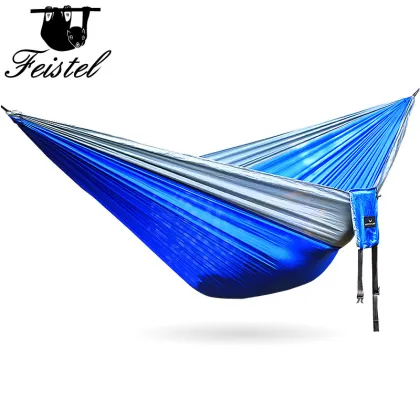 Waterproof Nylon Fabric Portable Outdoor Camping Large Ultralight Travel Hammock Hanging hammocks