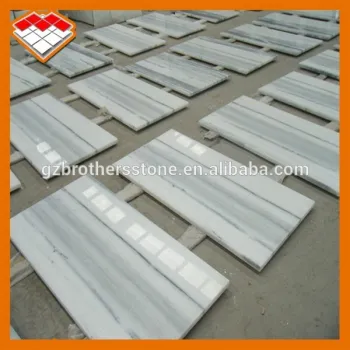 Wood grain Chinese white stone to decorate wall
