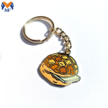 Gift Metal Customized Peach Shaped Keychain