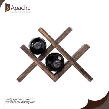 Wooden Counter Wine Rack for Storage